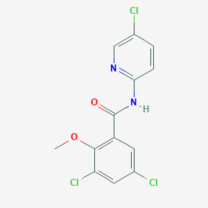 3,5-dichloro-N-(5-chloro-2-pyridinyl)-2-methoxybenzamide