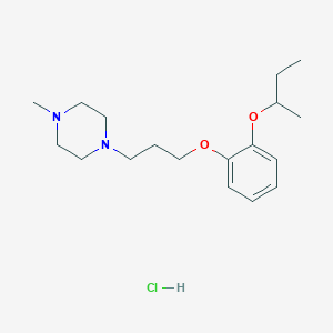 molecular formula C18H31ClN2O2 B4409158 1-[3-(2-Butan-2-yloxyphenoxy)propyl]-4-methylpiperazine;hydrochloride 