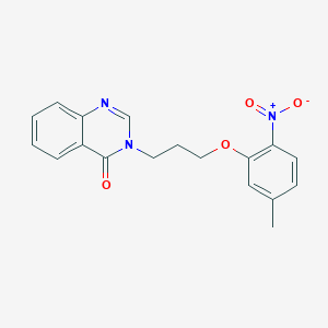 3-[3-(5-methyl-2-nitrophenoxy)propyl]-4(3H)-quinazolinone