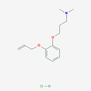 N,N-dimethyl-3-(2-prop-2-enoxyphenoxy)propan-1-amine;hydrochloride