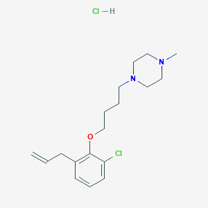 1-[4-(2-allyl-6-chlorophenoxy)butyl]-4-methylpiperazine hydrochloride