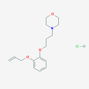 4-[3-(2-Prop-2-enoxyphenoxy)propyl]morpholine;hydrochloride