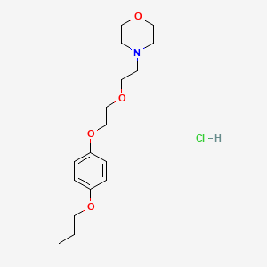 4-{2-[2-(4-propoxyphenoxy)ethoxy]ethyl}morpholine hydrochloride