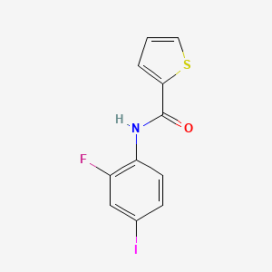 N-(2-fluoro-4-iodophenyl)-2-thiophenecarboxamide