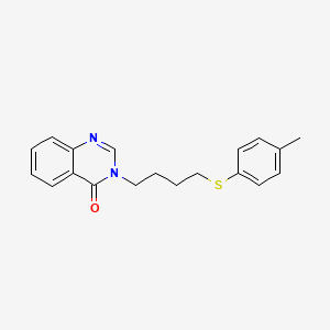 3-{4-[(4-methylphenyl)thio]butyl}-4(3H)-quinazolinone