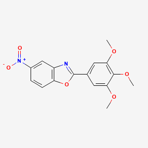 5-nitro-2-(3,4,5-trimethoxyphenyl)-1,3-benzoxazole