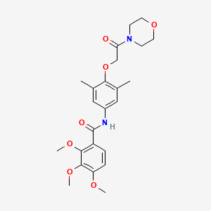 N-{3,5-dimethyl-4-[2-(4-morpholinyl)-2-oxoethoxy]phenyl}-2,3,4-trimethoxybenzamide