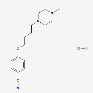 4-[4-(4-methyl-1-piperazinyl)butoxy]benzonitrile hydrochloride