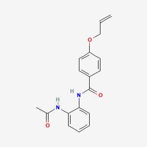 N-[2-(acetylamino)phenyl]-4-(allyloxy)benzamide