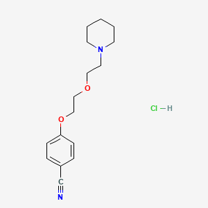 4-{2-[2-(1-piperidinyl)ethoxy]ethoxy}benzonitrile hydrochloride