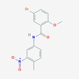 5-bromo-2-methoxy-N-(4-methyl-3-nitrophenyl)benzamide