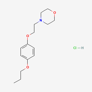 4-[2-(4-propoxyphenoxy)ethyl]morpholine hydrochloride