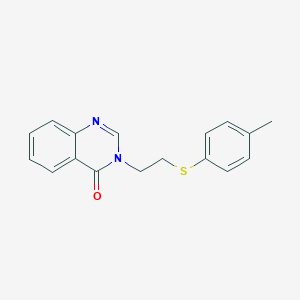 3-{2-[(4-methylphenyl)thio]ethyl}-4(3H)-quinazolinone