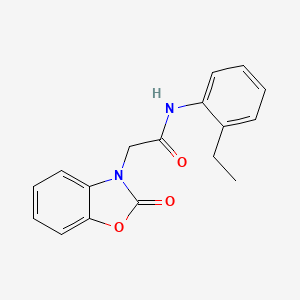 N-(2-ethylphenyl)-2-(2-oxo-1,3-benzoxazol-3(2H)-yl)acetamide