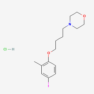 4-[4-(4-iodo-2-methylphenoxy)butyl]morpholine hydrochloride