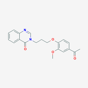 3-[3-(4-acetyl-2-methoxyphenoxy)propyl]-4(3H)-quinazolinone