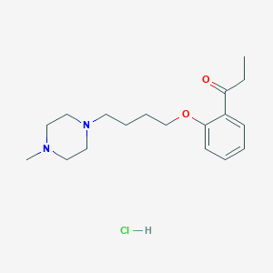 1-{2-[4-(4-methyl-1-piperazinyl)butoxy]phenyl}-1-propanone hydrochloride