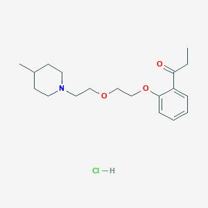 1-(2-{2-[2-(4-methyl-1-piperidinyl)ethoxy]ethoxy}phenyl)-1-propanone hydrochloride