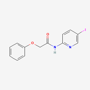 molecular formula C13H11IN2O2 B4410079 N-(5-iodo-2-pyridinyl)-2-phenoxyacetamide 