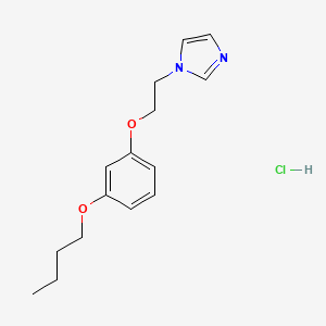 molecular formula C15H21ClN2O2 B4410118 1-[2-(3-butoxyphenoxy)ethyl]-1H-imidazole hydrochloride 