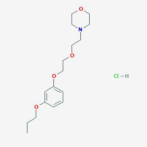 molecular formula C17H28ClNO4 B4410173 4-{2-[2-(3-propoxyphenoxy)ethoxy]ethyl}morpholine hydrochloride 