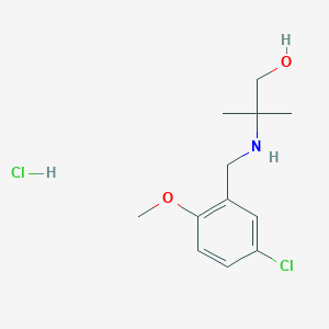 2-[(5-chloro-2-methoxybenzyl)amino]-2-methyl-1-propanol hydrochloride