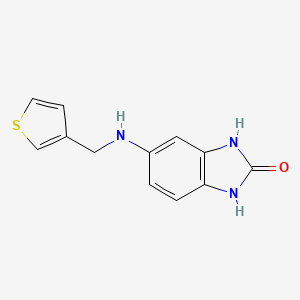 5-[(3-thienylmethyl)amino]-1,3-dihydro-2H-benzimidazol-2-one