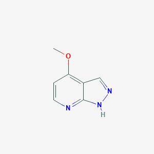 molecular formula C7H7N3O B044102 4-甲氧基-1H-吡唑并[3,4-b]吡啶 CAS No. 119368-03-5