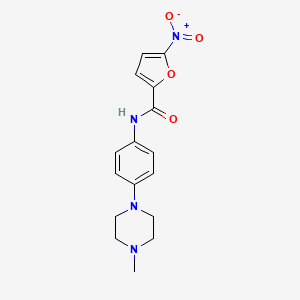 N-[4-(4-methyl-1-piperazinyl)phenyl]-5-nitro-2-furamide