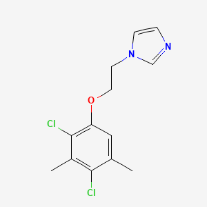 molecular formula C13H14Cl2N2O B4410250 1-[2-(2,4-dichloro-3,5-dimethylphenoxy)ethyl]-1H-imidazole 