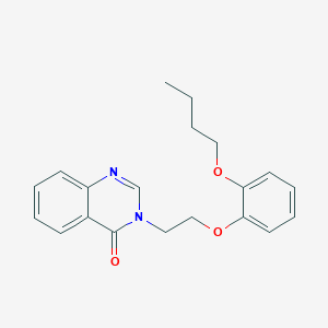 3-[2-(2-butoxyphenoxy)ethyl]-4(3H)-quinazolinone