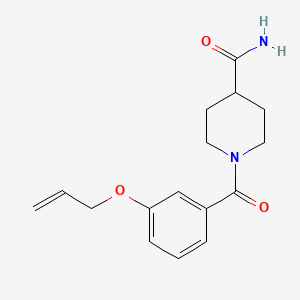 1-[3-(allyloxy)benzoyl]-4-piperidinecarboxamide