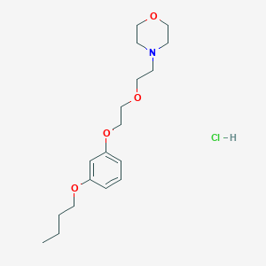 molecular formula C18H30ClNO4 B4410371 4-{2-[2-(3-butoxyphenoxy)ethoxy]ethyl}morpholine hydrochloride 