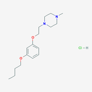 molecular formula C17H29ClN2O2 B4410434 1-[2-(3-butoxyphenoxy)ethyl]-4-methylpiperazine hydrochloride 