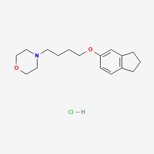 4-[4-(2,3-dihydro-1H-inden-5-yloxy)butyl]morpholine hydrochloride