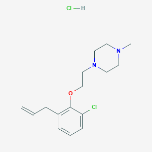 1-[2-(2-allyl-6-chlorophenoxy)ethyl]-4-methylpiperazine hydrochloride