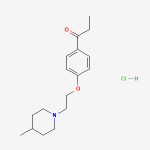 1-{4-[2-(4-methyl-1-piperidinyl)ethoxy]phenyl}-1-propanone hydrochloride