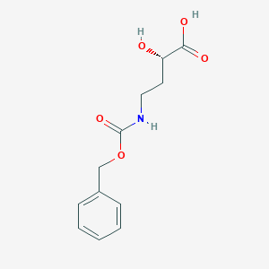 molecular formula C12H15NO5 B044105 (S)-N-苄氧羰基-4-氨基-2-羟基丁酸 CAS No. 40371-50-4