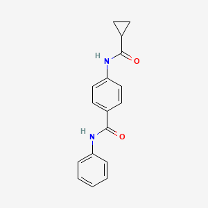 4-[(cyclopropylcarbonyl)amino]-N-phenylbenzamide