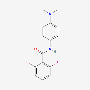 N-[4-(dimethylamino)phenyl]-2,6-difluorobenzamide