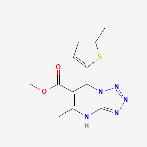 methyl 5-methyl-7-(5-methyl-2-thienyl)-4,7-dihydrotetrazolo[1,5-a]pyrimidine-6-carboxylate