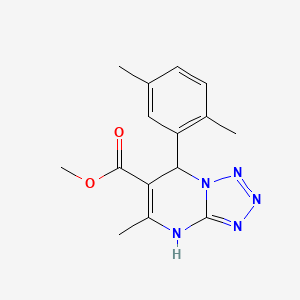 methyl 7-(2,5-dimethylphenyl)-5-methyl-4,7-dihydrotetrazolo[1,5-a]pyrimidine-6-carboxylate