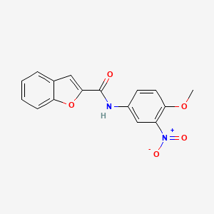 N-(4-methoxy-3-nitrophenyl)-1-benzofuran-2-carboxamide