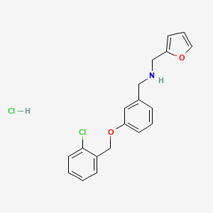 {3-[(2-chlorobenzyl)oxy]benzyl}(2-furylmethyl)amine hydrochloride