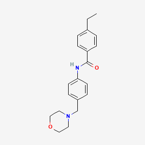 4-ethyl-N-[4-(4-morpholinylmethyl)phenyl]benzamide