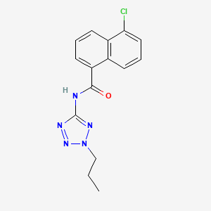 5-chloro-N-(2-propyl-2H-tetrazol-5-yl)-1-naphthamide