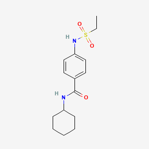 N-cyclohexyl-4-[(ethylsulfonyl)amino]benzamide