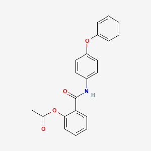 2-{[(4-phenoxyphenyl)amino]carbonyl}phenyl acetate