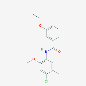 3-(allyloxy)-N-(4-chloro-2-methoxy-5-methylphenyl)benzamide