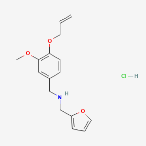 [4-(allyloxy)-3-methoxybenzyl](2-furylmethyl)amine hydrochloride